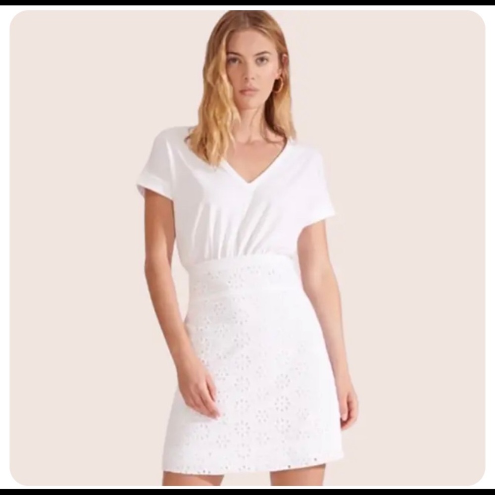 NWT- VERONICA BEARD JIYA EYELET DRESS